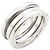 Bulgari Bvlgari BVLGARI B-zero1 Anello 3 Bande in Oro Bianco D'oro
