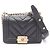 Borsa a Spalla Chanel Boy Mini Chevron V-Stitch Nero