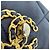 Chanel 19 Grande Borsa in Pelle di Agnello Trapuntata Nera Liscia con Patta Nero - vista 5