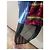 Autre Marque Langärmliges Kleid mit Patchwork-Pailletten Schwarz Rot Blau Mehrfarben Golden Grün - Ansicht 13