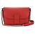 Borsa a spalla in pelle di vitello rossa Loewe Rosso