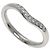 Tiffany & Co. Ring mit gewölbtem Diamantband Silber
