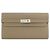 Hermès Cartera Hermes Kelly Classic 051300CK Gris pardo