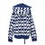 Chanel P70408K10043 Cashmere Hoodie Weiß Blau - Ansicht 2