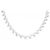 Autre Marque Collana in Platino Pt850 Argento