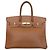 Borsa Hermès Birkin in Ardennes marrone con hardware dorato 35