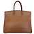 Borsa Hermès Birkin in Ardennes marrone con hardware dorato 35 - vista 2