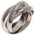 Anello Trinity di Cartier in oro bianco 18K - vista 2