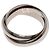 Anello Trinity di Cartier in oro bianco 18K - vista 3