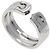 Bague Cartier C2 en or blanc 18K
