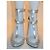 Sandali Costume National in pelle argento 37 IT - vista 2