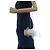 Borsa Clutch Microcloud Jimmy Choo Bianco sporco - vista 6