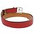Hermès Hermes Etrivière Leather Belt Silvery Red - view 2