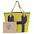 Borsa Tote Pure Sangle Hermès Blu D'oro Giallo - vista 2