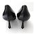 Escarpins à talons moyens pointus Prada en cuir noir - vue 3