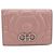 Gancini Billetera bi-fold rosa Salvatore Ferragamo