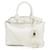 Céline Celine Leder Tragetasche Weiß