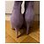Botas Valentino de ante lila tacón 10 cm Púrpura - vista 2
