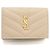 Billetera plegable SAINT LAURENT Beige