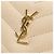 Billetera plegable SAINT LAURENT Beige - vista 4