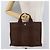 Hermès HERMES Borsa a Mano Her Line PM Tela Marrone Argento Auth 175534 - vista 22