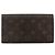 Portafoglio Monogram Damier Ebene 3 pezzi LOUIS VUITTON Auth 176526 Monogramma - vista 3