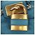 Chloé Borsa a mano Chloe Paddington in pelle blu oro argento autentica YKZ1547SAM D'oro - vista 15