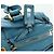 Chloé Borsa a mano Chloe Paddington in pelle blu oro argento autentica YKZ1547SAM D'oro - vista 16