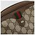 Borsa Sherry Line GG Supreme Web di GUCCI in PVC beige e oro 89 02 066 Auth BA12034 D'oro - vista 14