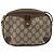 Borsa Sherry Line GG Supreme Web di GUCCI in PVC beige e oro 89 02 066 Auth BA12034 D'oro - vista 2