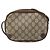 Borsa Sherry Line GG Supreme Web di GUCCI in PVC beige e oro 89 02 066 Auth BA12034 D'oro - vista 3