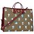 GUCCI GUCCI �~ Bolsa Micro GG Supreme Doraemon PVC 2way 653952 Auth YKZ1325SAM Bege Dourado