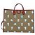 GUCCI GUCCI �~ Bolsa Micro GG Supreme Doraemon PVC 2way 653952 Auth YKZ1325SAM Bege Dourado - vista 2