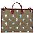 GUCCI GUCCI �~ Bolsa Micro GG Supreme Doraemon PVC 2way 653952 Auth YKZ1325SAM Bege Dourado - vista 3