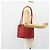 Borsa a Spalla V Stitch CHANEL in Pelle di Agnello Oro Rosso CC Auth mr2345 D'oro - vista 26