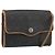 Borsa a spalla in tela a nido d'ape PVC nera e oro Christian Dior Auth 175612 Nero D'oro