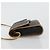 Borsa a spalla in tela a nido d'ape PVC nera e oro Christian Dior Auth 175612 Nero D'oro - vista 5