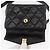 CHANEL Borsa a vita Matelassé in pelle di agnello nera oro CC Auth BA12100 Nero D'oro - vista 15
