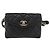 CHANEL Borsa a vita Matelassé in pelle di agnello nera oro CC Auth BA12100 Nero D'oro - vista 2