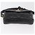 CHANEL Borsa a vita Matelassé in pelle di agnello nera oro CC Auth BA12100 Nero D'oro - vista 9