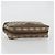 GUCCI GG Supreme Clutch Bag PVC Beige Oro Auth 175370 D'oro - vista 6