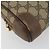 GUCCI GG Supreme Clutch Bag PVC Beige Oro Auth 175370 D'oro - vista 9