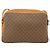 Gucci Borsa a Spalla Micro GG Supreme PVC Beige Oro 001 098 1244 Auth 175291 D'oro - vista 3
