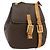 Céline Borsa a Spalla in Tela Macadam CELINE in Pelle PVC Marrone Oro Auth 175798 D'oro