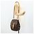 Céline Borsa a Spalla in Tela Macadam CELINE in Pelle PVC Marrone Oro Auth 175798 D'oro - vista 24