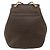 Céline Borsa a Spalla in Tela Macadam CELINE in Pelle PVC Marrone Oro Auth 175798 D'oro - vista 3