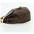 Céline Borsa a Spalla in Tela Macadam CELINE in Pelle PVC Marrone Oro Auth 175798 D'oro - vista 4