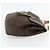 Céline Borsa a Spalla in Tela Macadam CELINE in Pelle PVC Marrone Oro Auth 175798 D'oro - vista 5