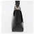 Borsa in pelle nera e oro Gancini Croco Embossed Salvatore Ferragamo Auth 176066A Nero D'oro - vista 5