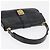 Borsa in pelle nera e oro Gancini Croco Embossed Salvatore Ferragamo Auth 176066A Nero D'oro - vista 6